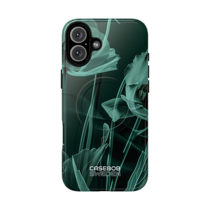 Teal Bloom Radiance iPhone 16 - Tough+