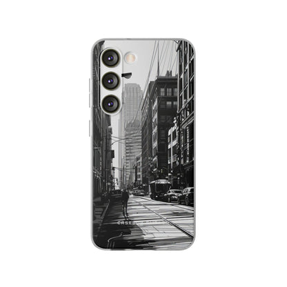 Urban Cityscape Line Perspective Samsung S23 - Flexi Phone Case