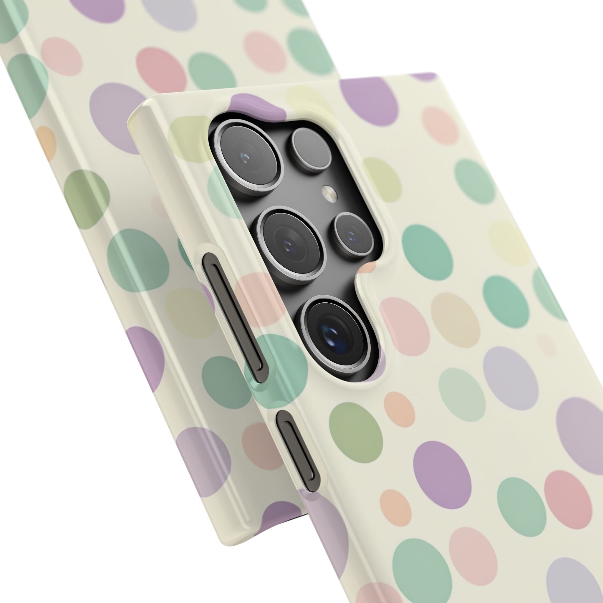 Playful Pastel Polka Dots - Slim Samsung S24 Phone Case