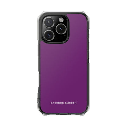 Purple iPhone 16 - Clear Impact Phone Case