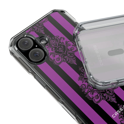 Damask Elegance Purple iPhone 15 Case - Impact