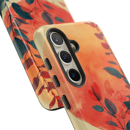 Orange Sun Harmony - Tough Samsung S24 Phone Case