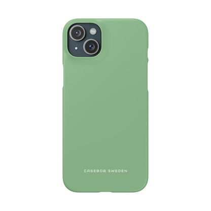 Dark Sea Green iPhone 15 - Slim Phone Case