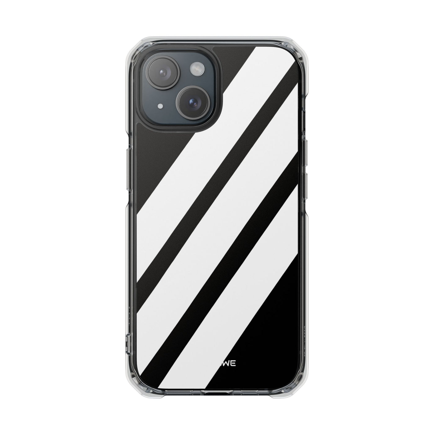 Monochrome Diagonal Symmetry iPhone Case - Impact
