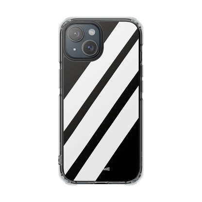 Monochrome Diagonal Symmetry iPhone Case - Impact