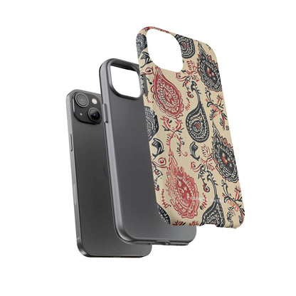 Vintage Paisley Elegance iPhone 14 - Tough Phone Case