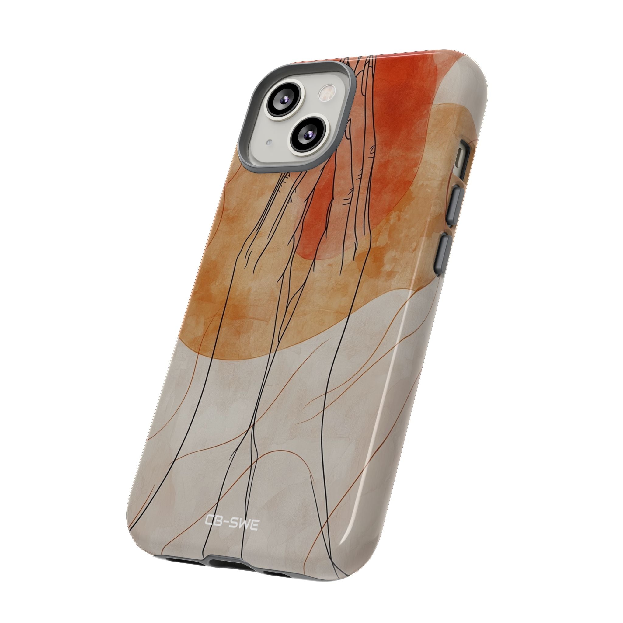 Hands Embrace Light - iPhone Case