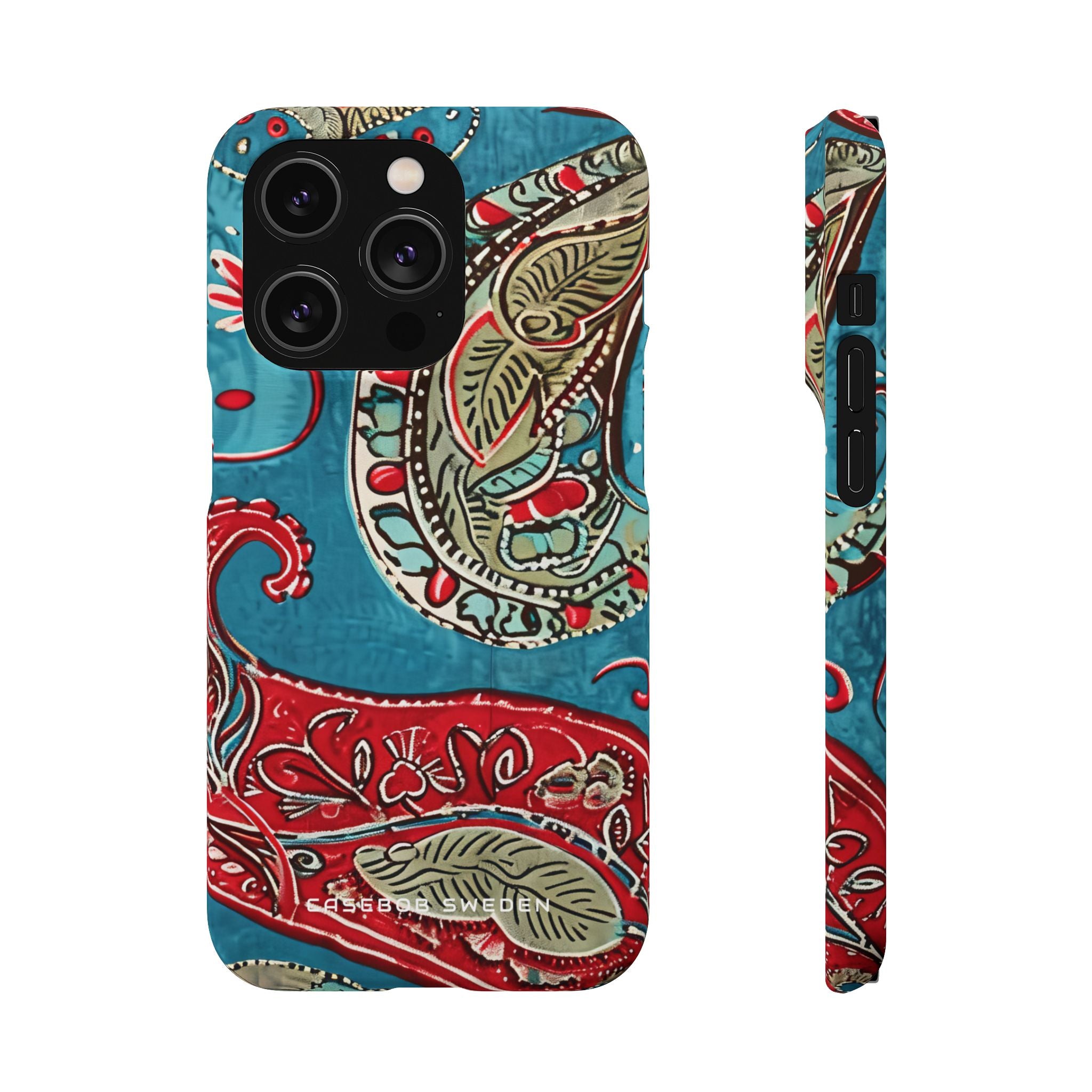 Vintage Paisley Elegance iPhone 14 - Slim Phone Case