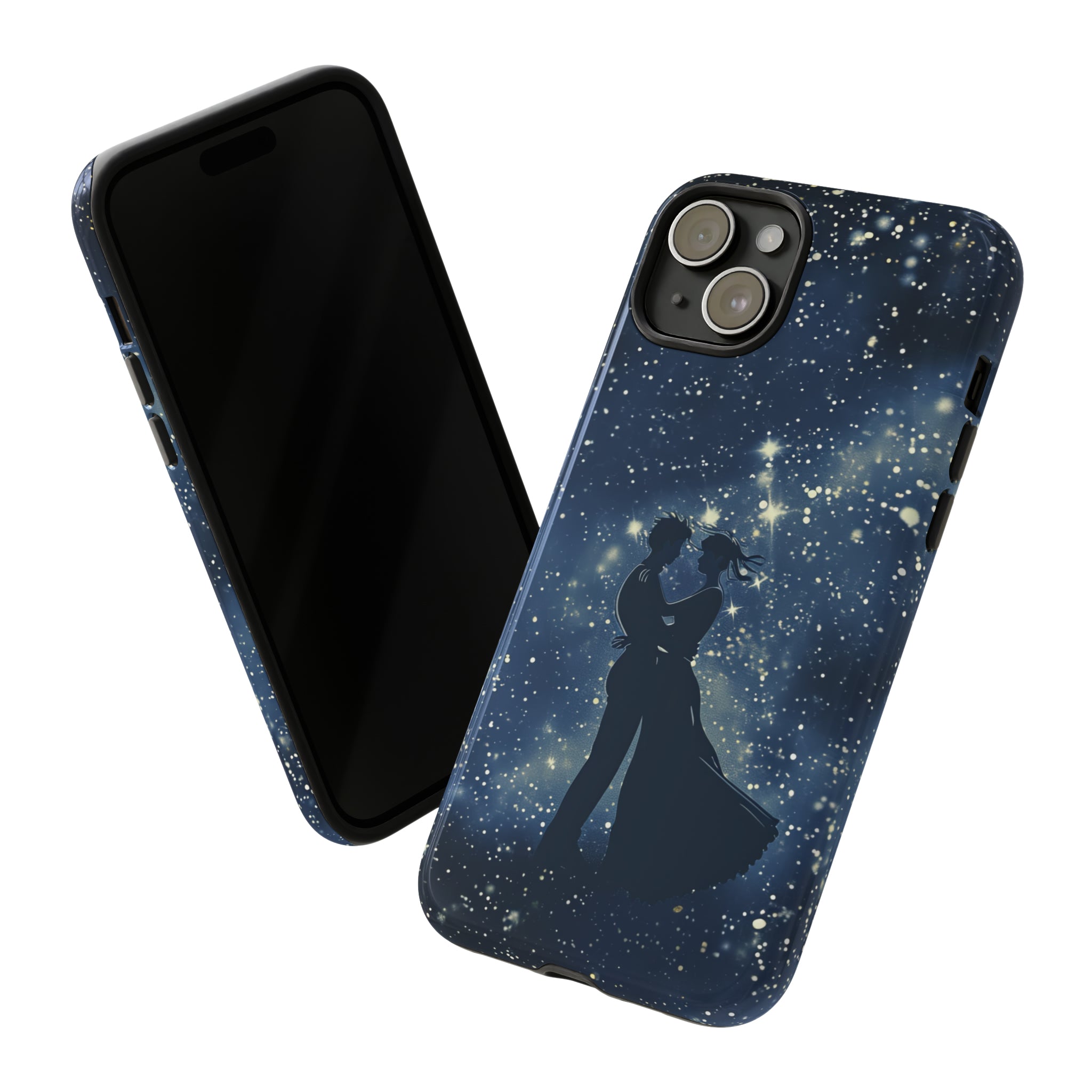 Starry Night Embrace - Protective Phone Case