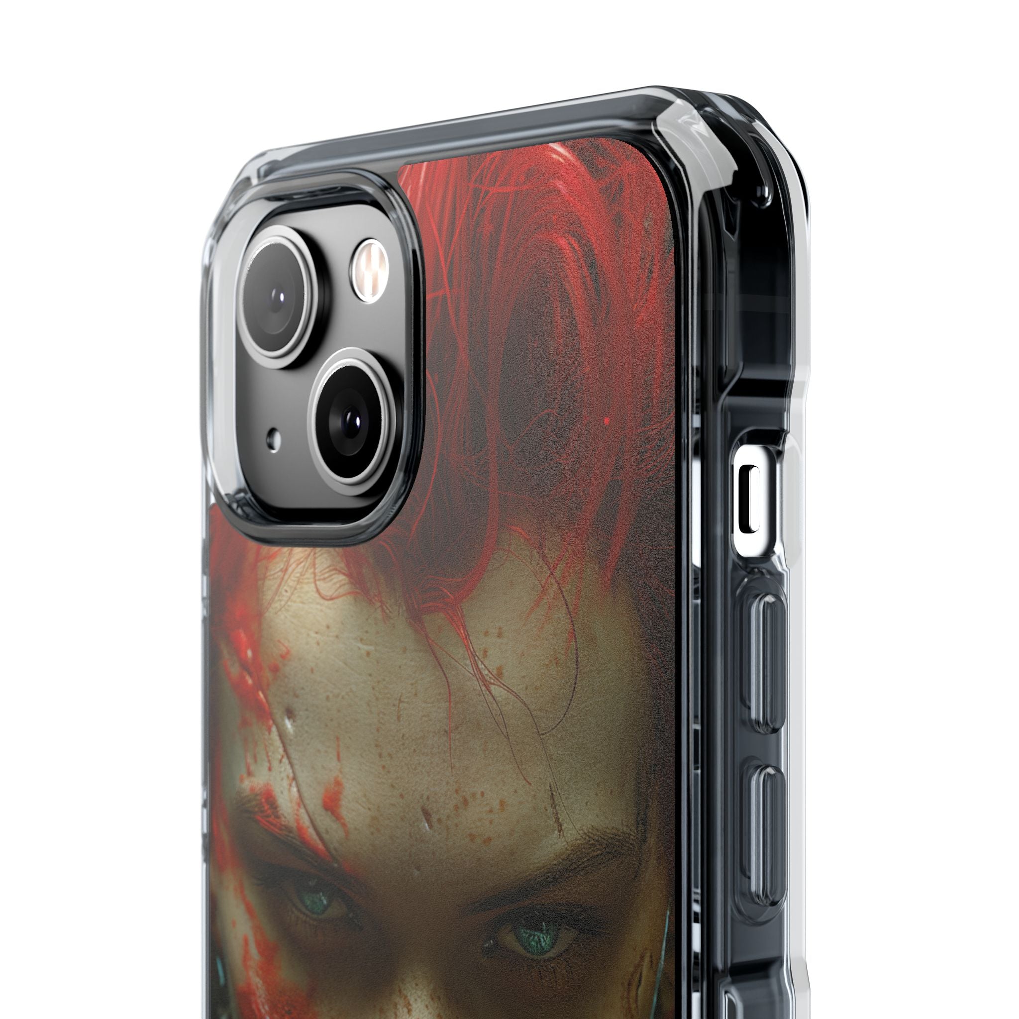 Red Spike Gaze iPhone 14 Case - Impact