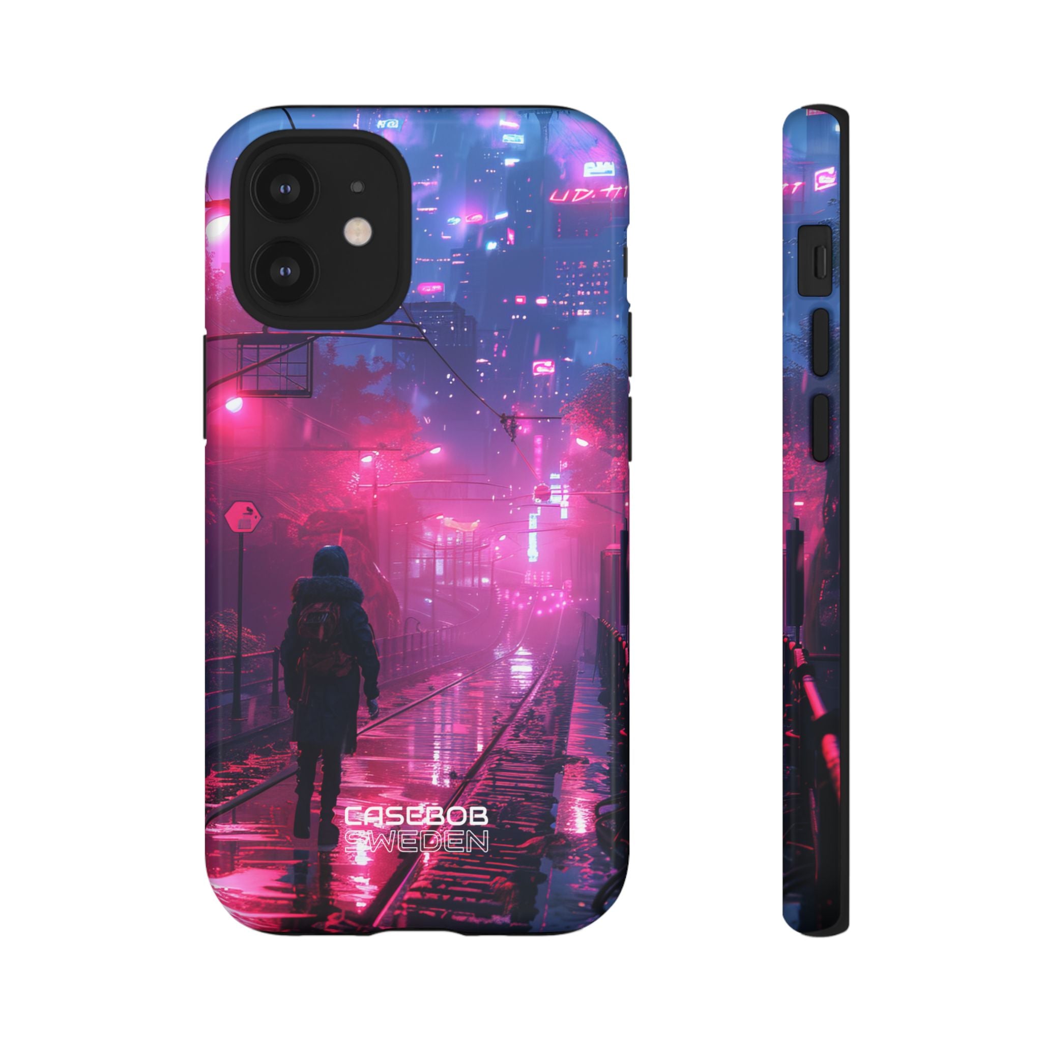 Neon Shadow City iPhone 12 - Tough