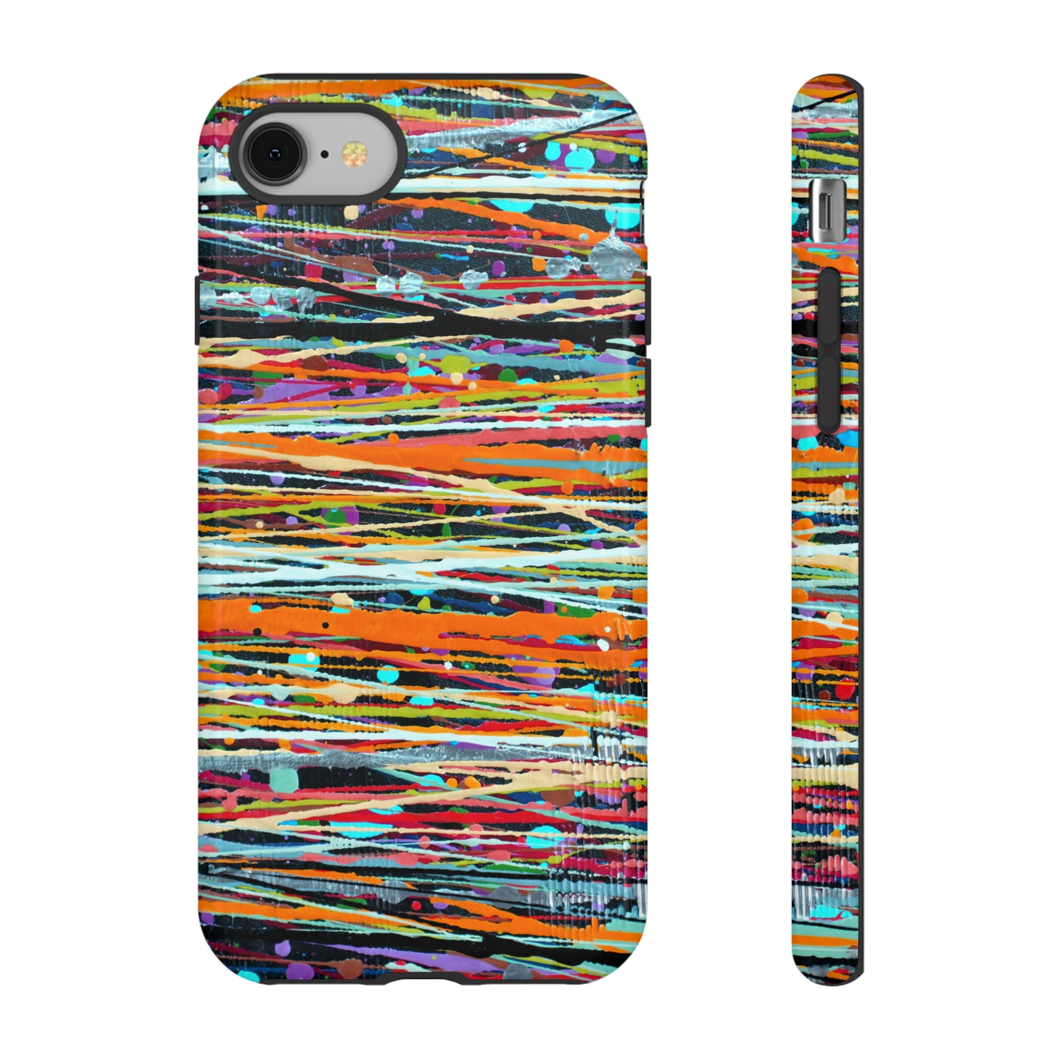 Oil painting - Stripe - Protective Phone Case