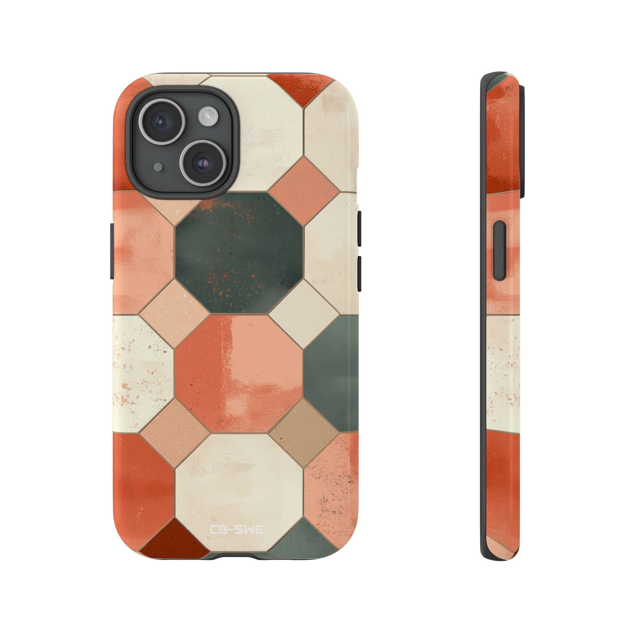 Terracotta Tiles Interlock - iPhone Case