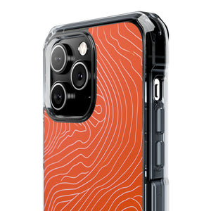 Pantone Tangerine  | Phone Case for iPhone (Clear Impact Case - Magnetic)