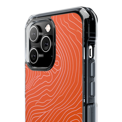 Pantone Tangerine  - Clear Impact Case for iPhone