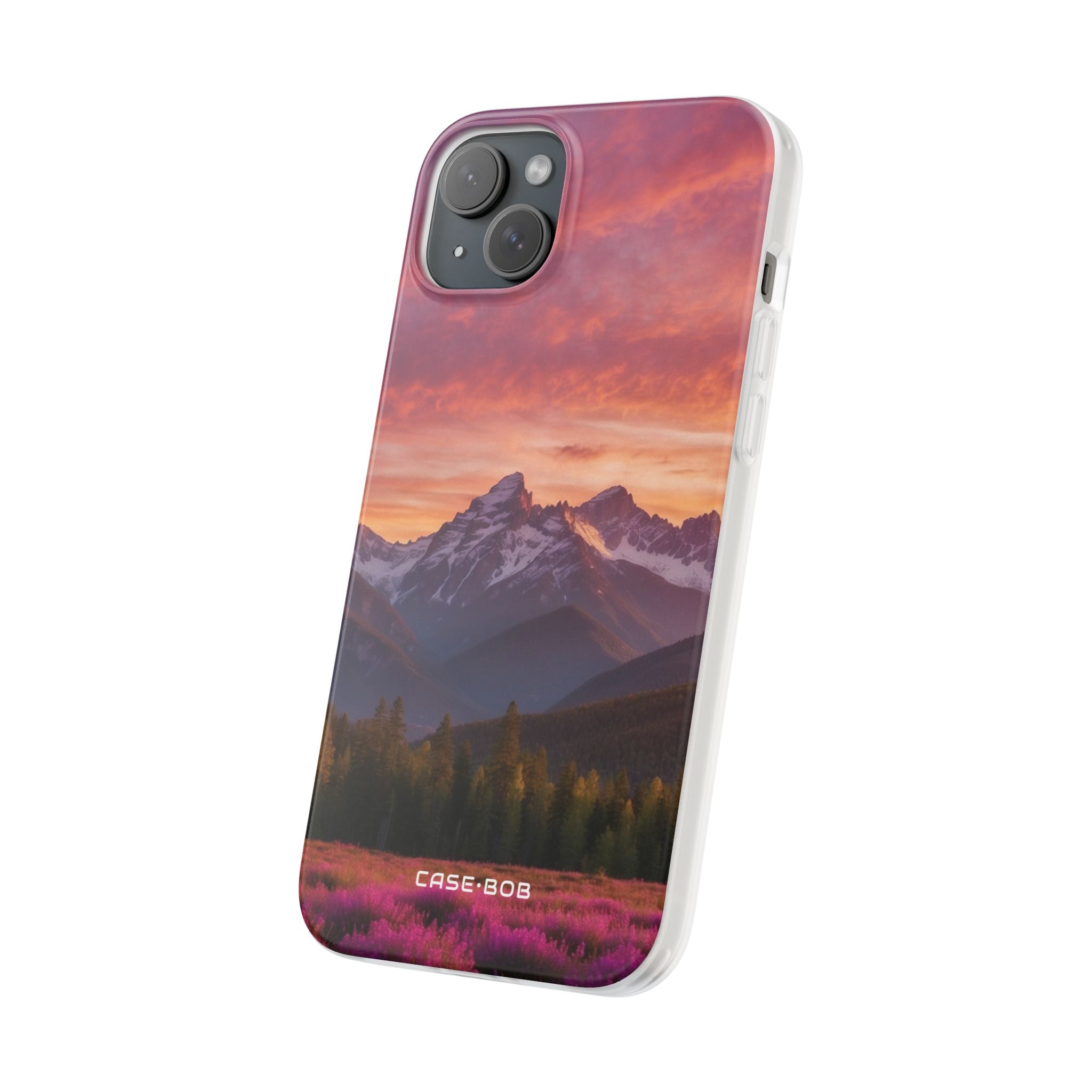 Snowcap Bloom iPhone 15 Plus Case - Soft