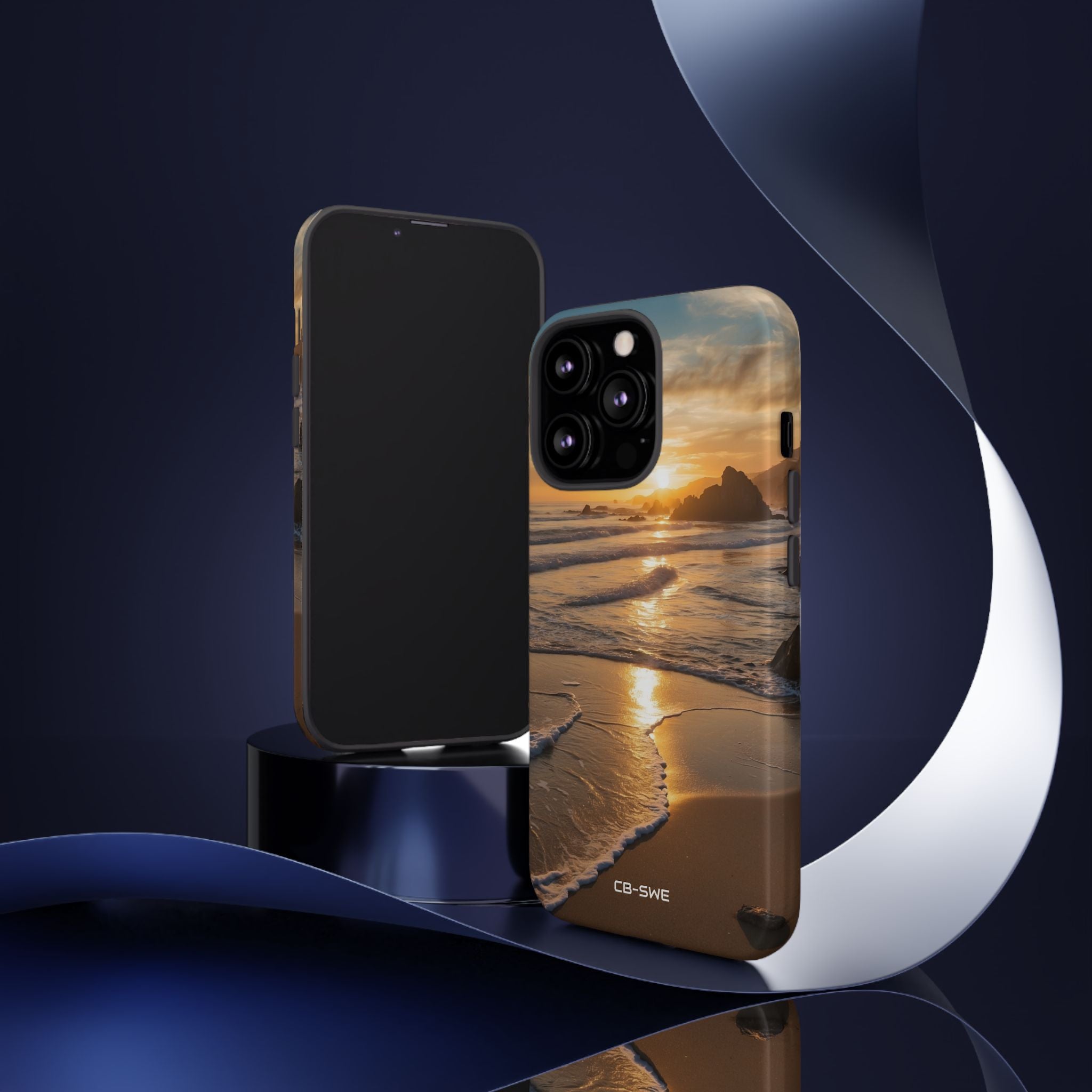 Waves Embrace Shore - iPhone Case