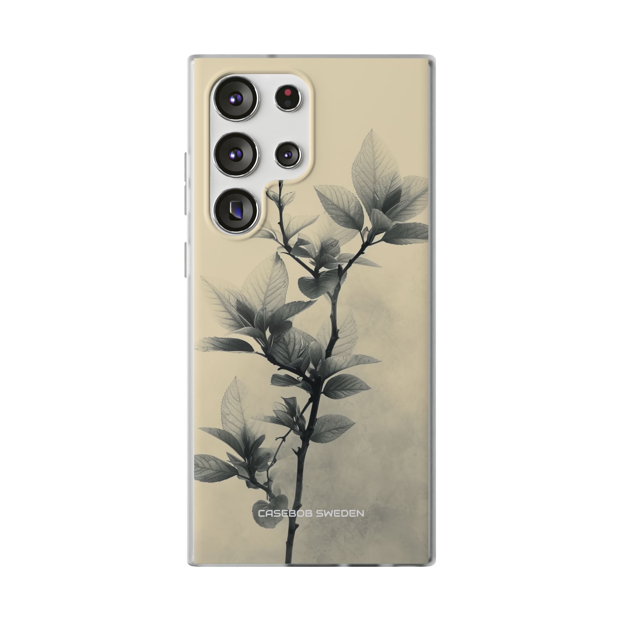 Beige Branch Art - Flexi Samsung S23 Phone Case