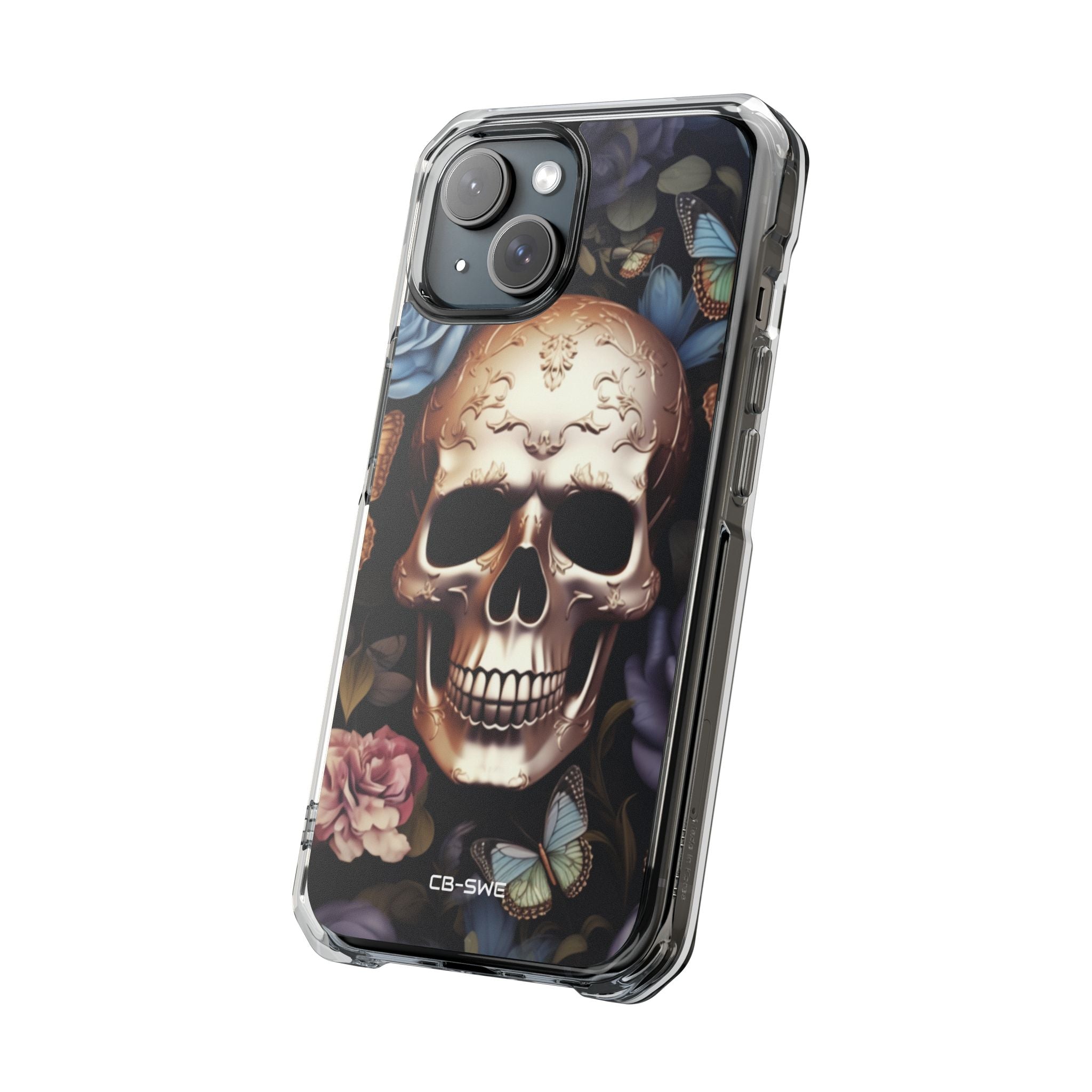Skull Among Blossoms iPhone Case - Impact