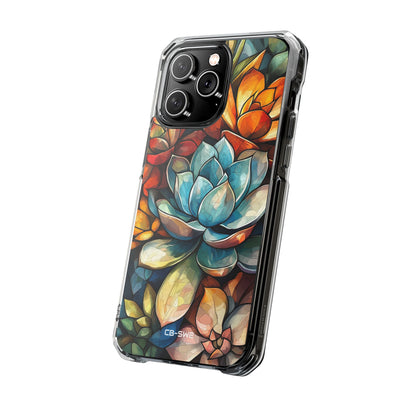 Vibrant Succulent Garden iPhone Case - Impact