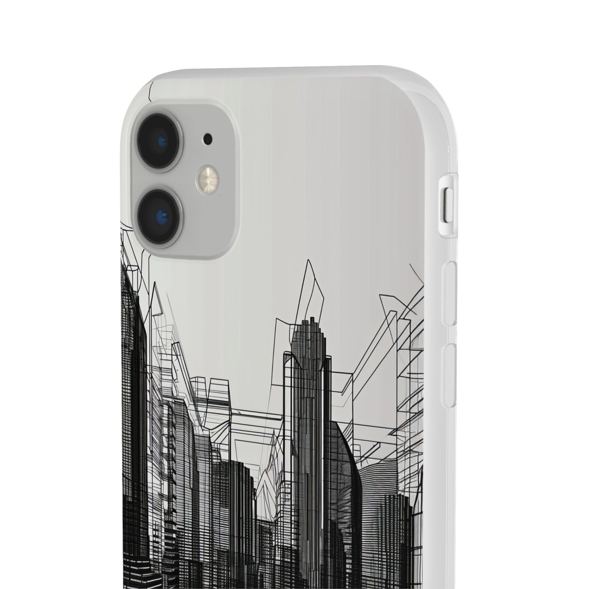 Urban Wireframe | Flexible Phone Case for iPhone