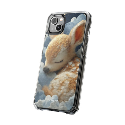 Dreaming Fawn Sleeps iPhone Case - Impact