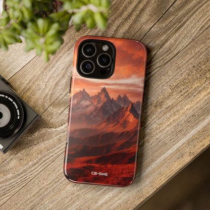 Mountain Peaks Glowing - iPhone Case