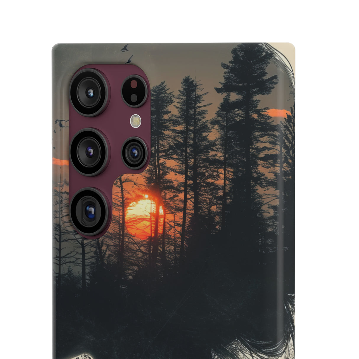 Tranquil Silhouette | Slim Phone Case for Samsung