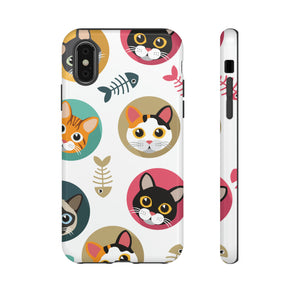 Cats Fishbone - Protective Phone Case