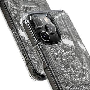 Timeless Cityscape - Phone Case for iPhone (Clear Impact - Magnetic)