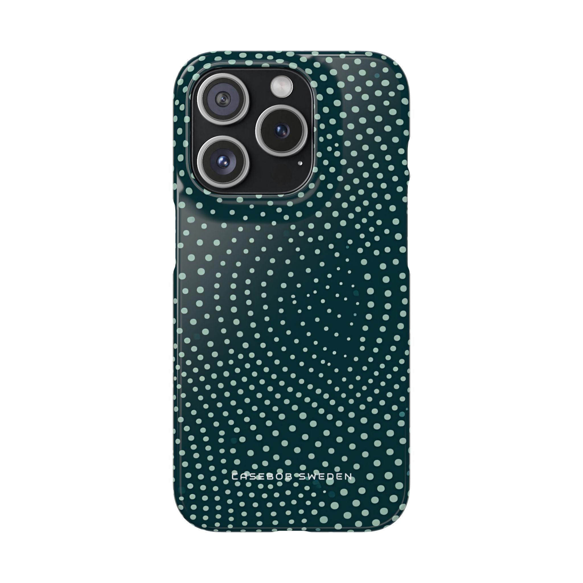 Teal Rippleflow iPhone 15 - Slim Phone Case