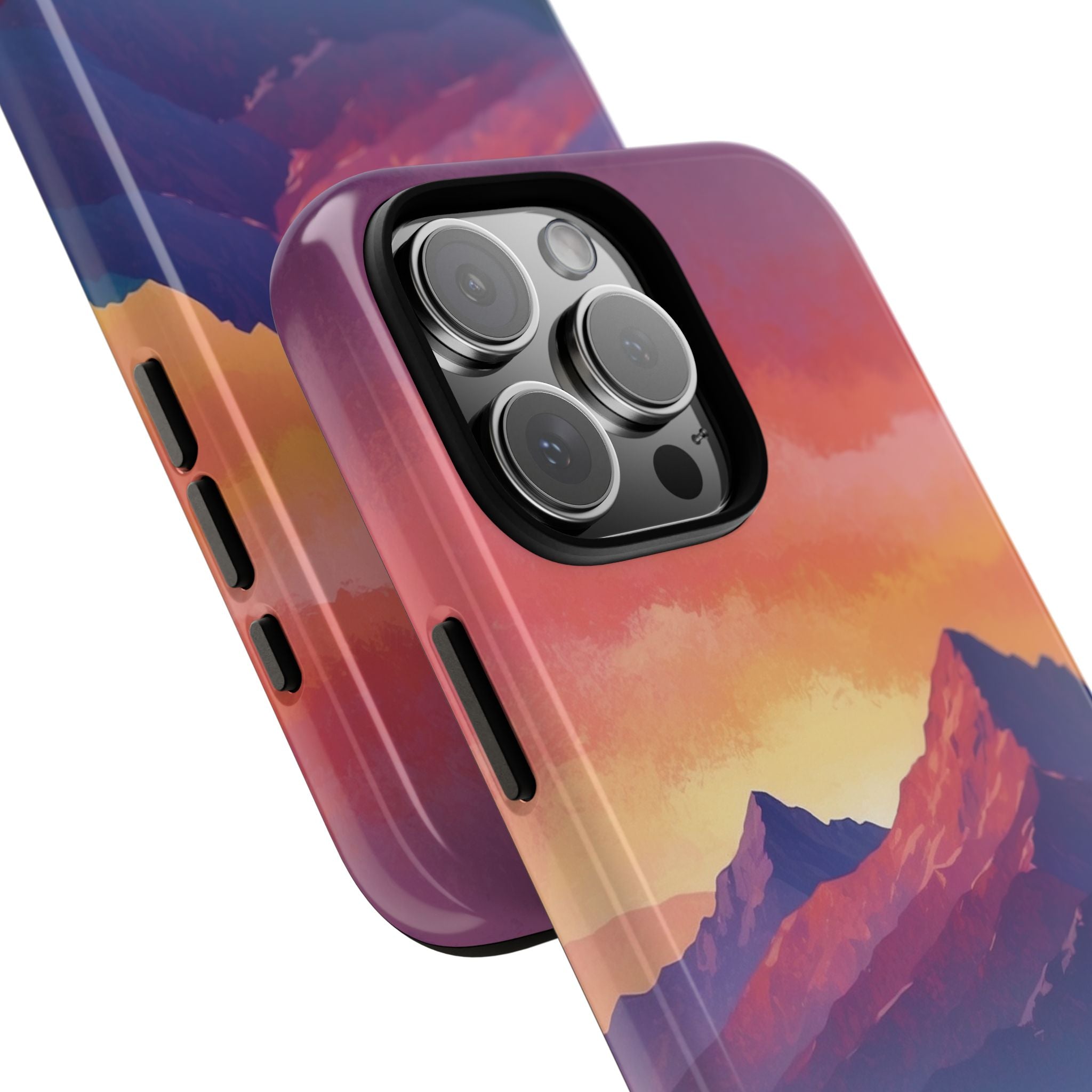 Mountain Peaks Rise - iPhone Case