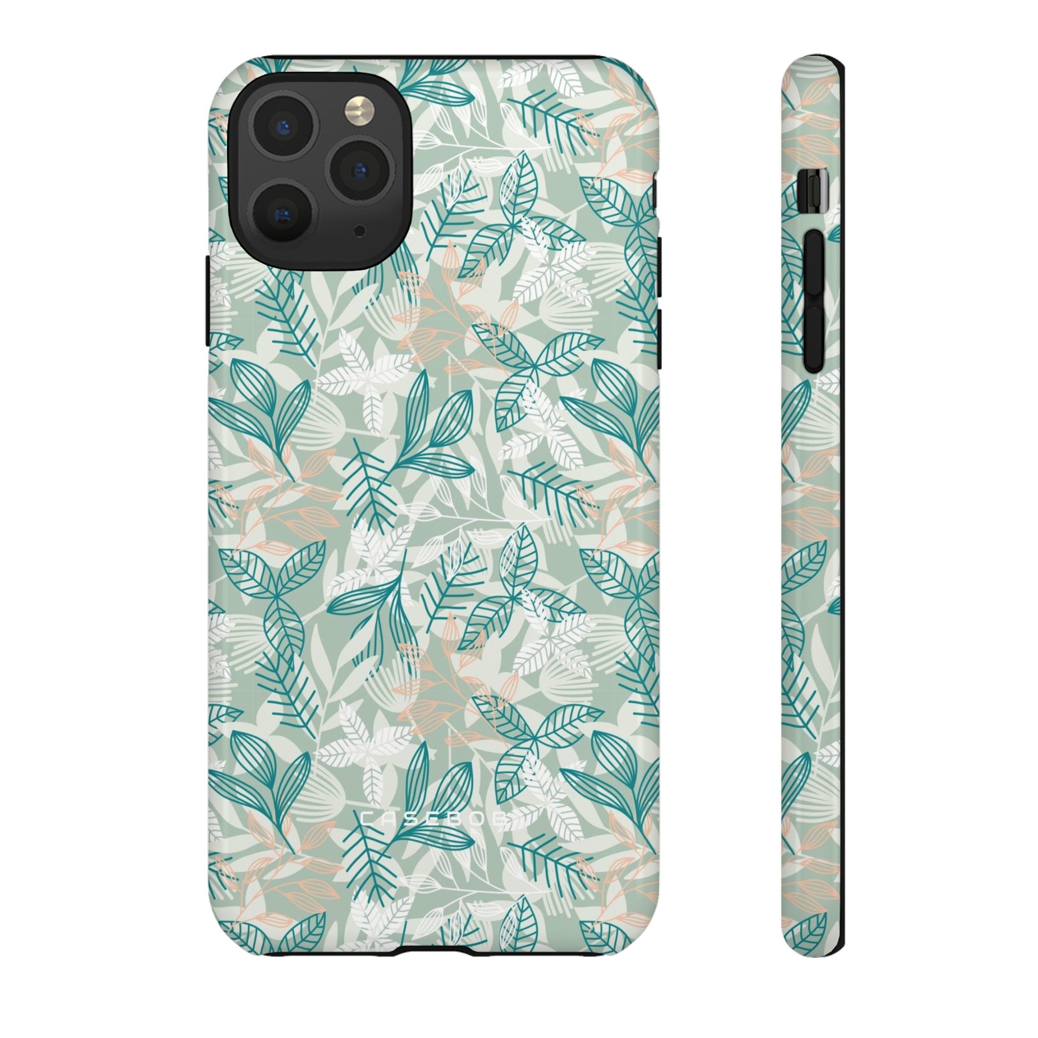 Light Green Leaf - Protective Phone Case