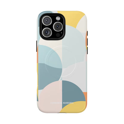 Abstract Geometric Calm - Tough + MagSafe® iPhone 16 Phone Case