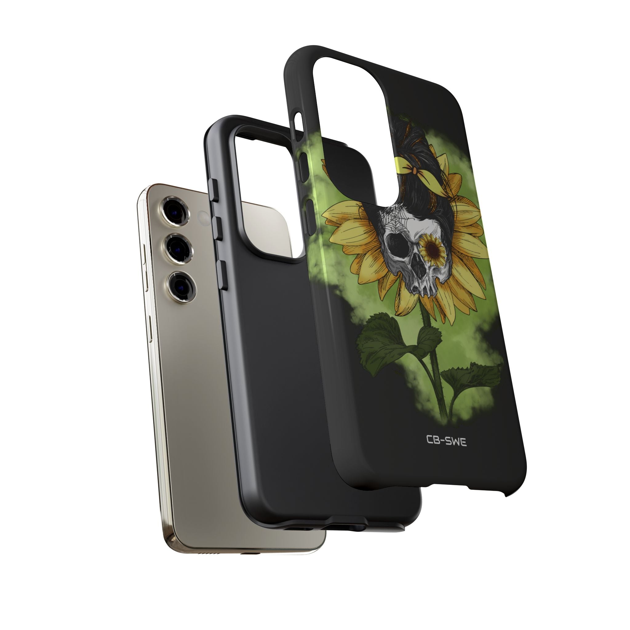 Sunflower Skull Fusion - Samsung Case