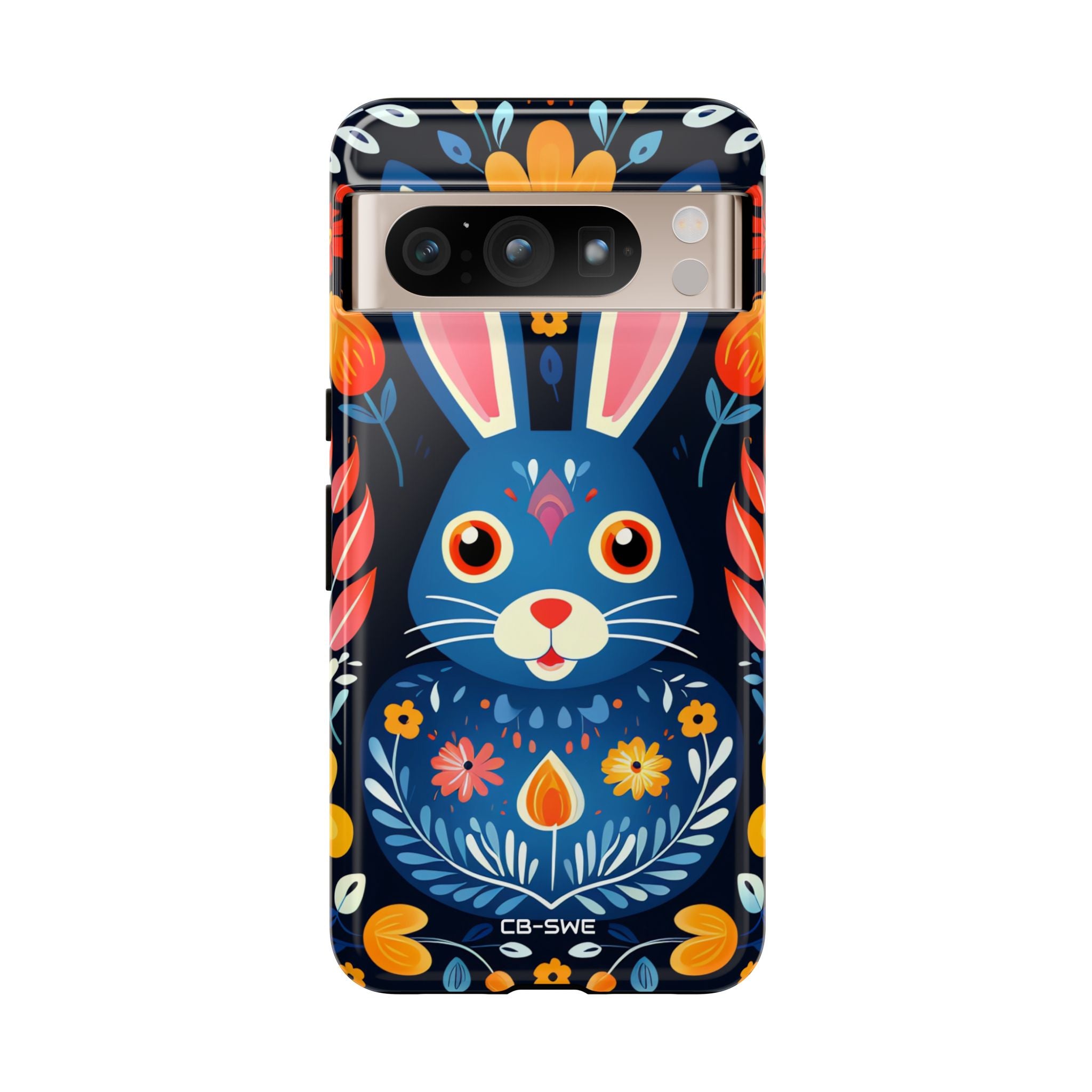 Bunny Jumps Joyfully - Google Pixel Case