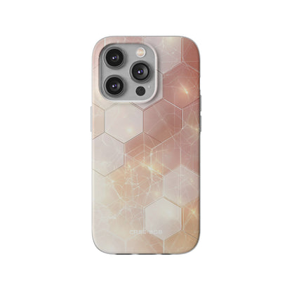Honeycomb Glow iPhone 14 Pro Case - Soft