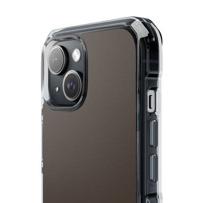 Taupe Grey - Clear Impact Case for iPhone