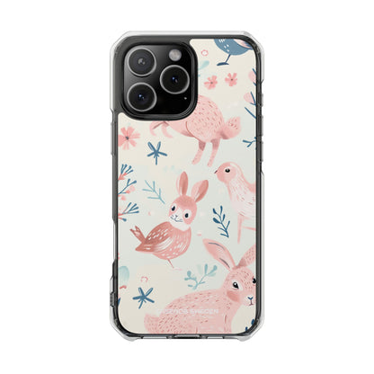 Pastel Whimsical Nature - Clear Impact iPhone 16 Phone Case