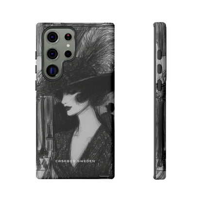 Timeless Elegance in Monochrome Samsung S23 - Tough Phone Case