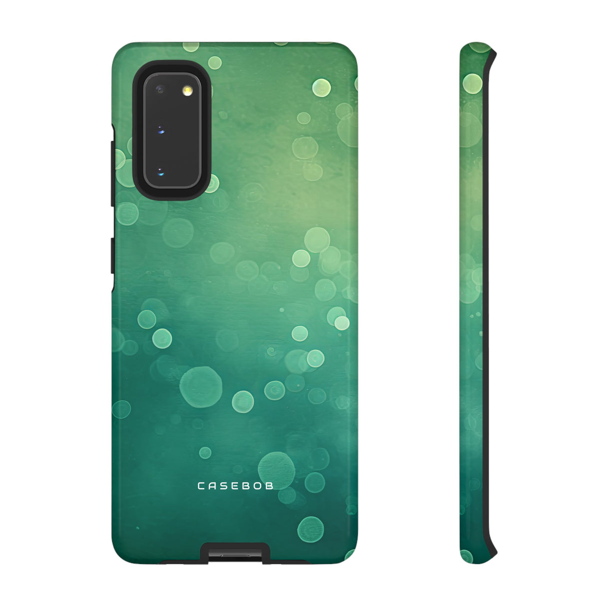 Green Dot Matrix - Protective Phone Case