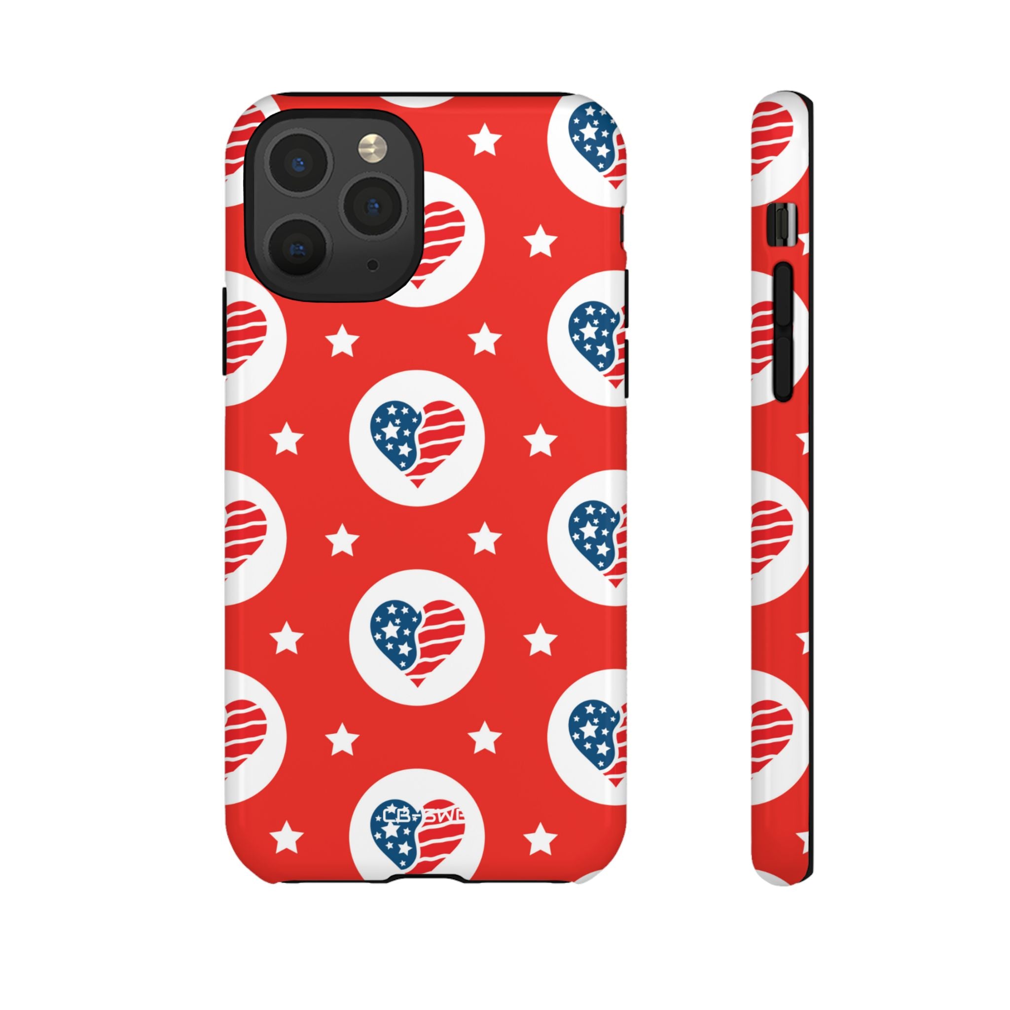 Hearts Celebrate Freedom - iPhone Case