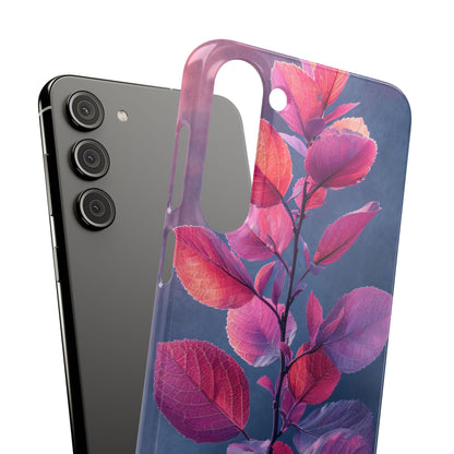 Pink Blue Nature - Slim Samsung S23 Phone Case