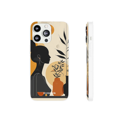 Modern Silhouette Tranquility | Flexible Phone Case for iPhone