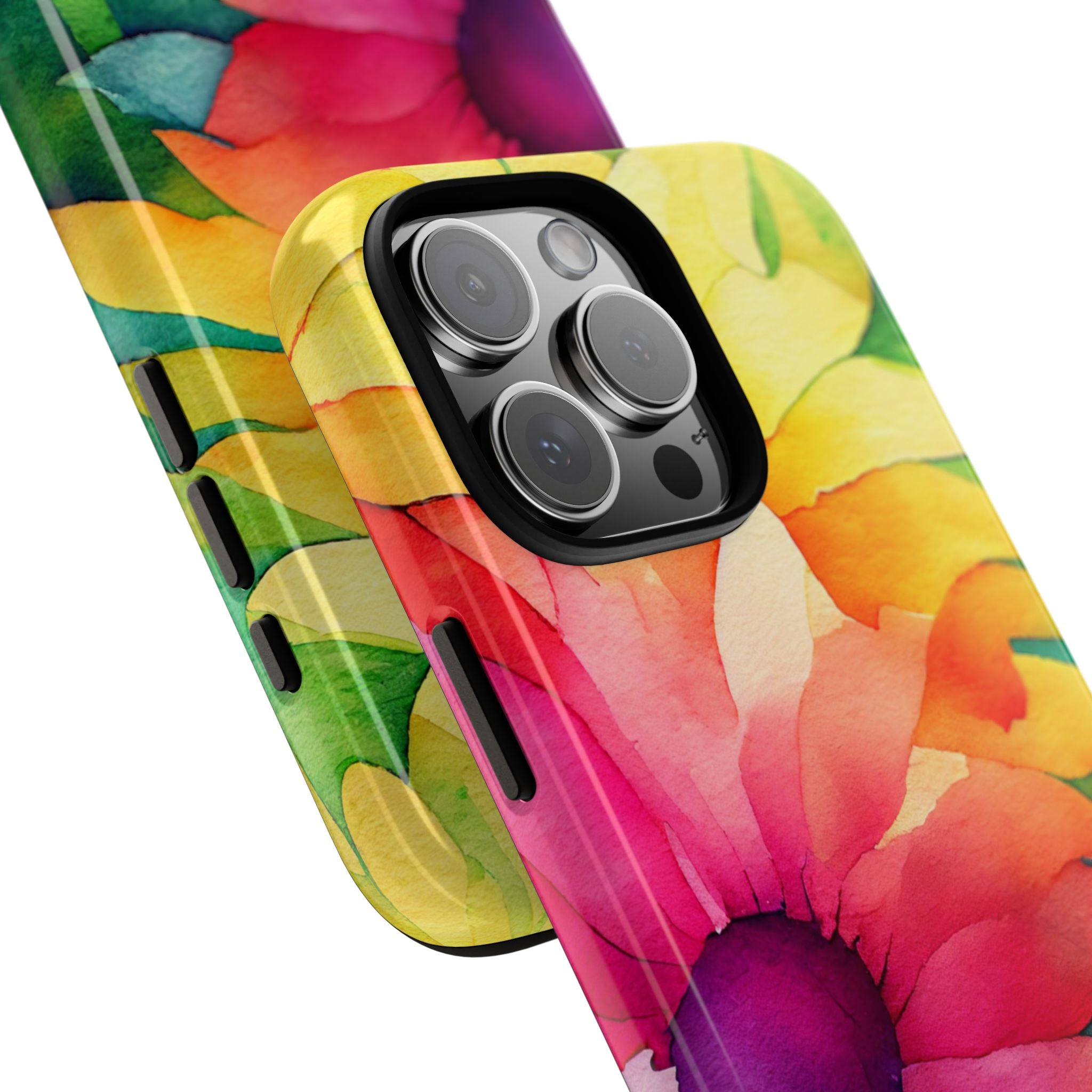 Vibrant Floral Symphony - iPhone Case
