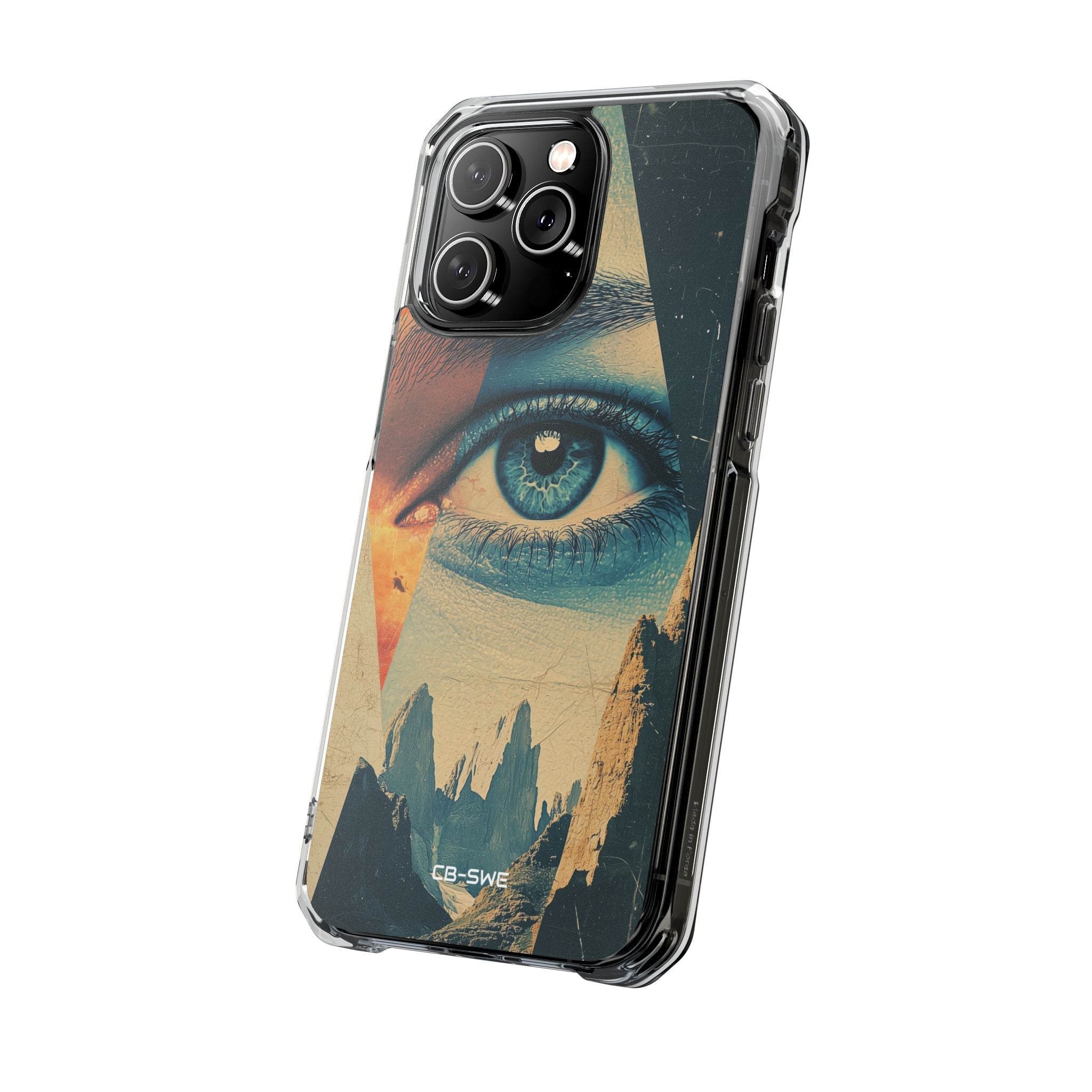 Eye Meets Mountains iPhone Case - Impact