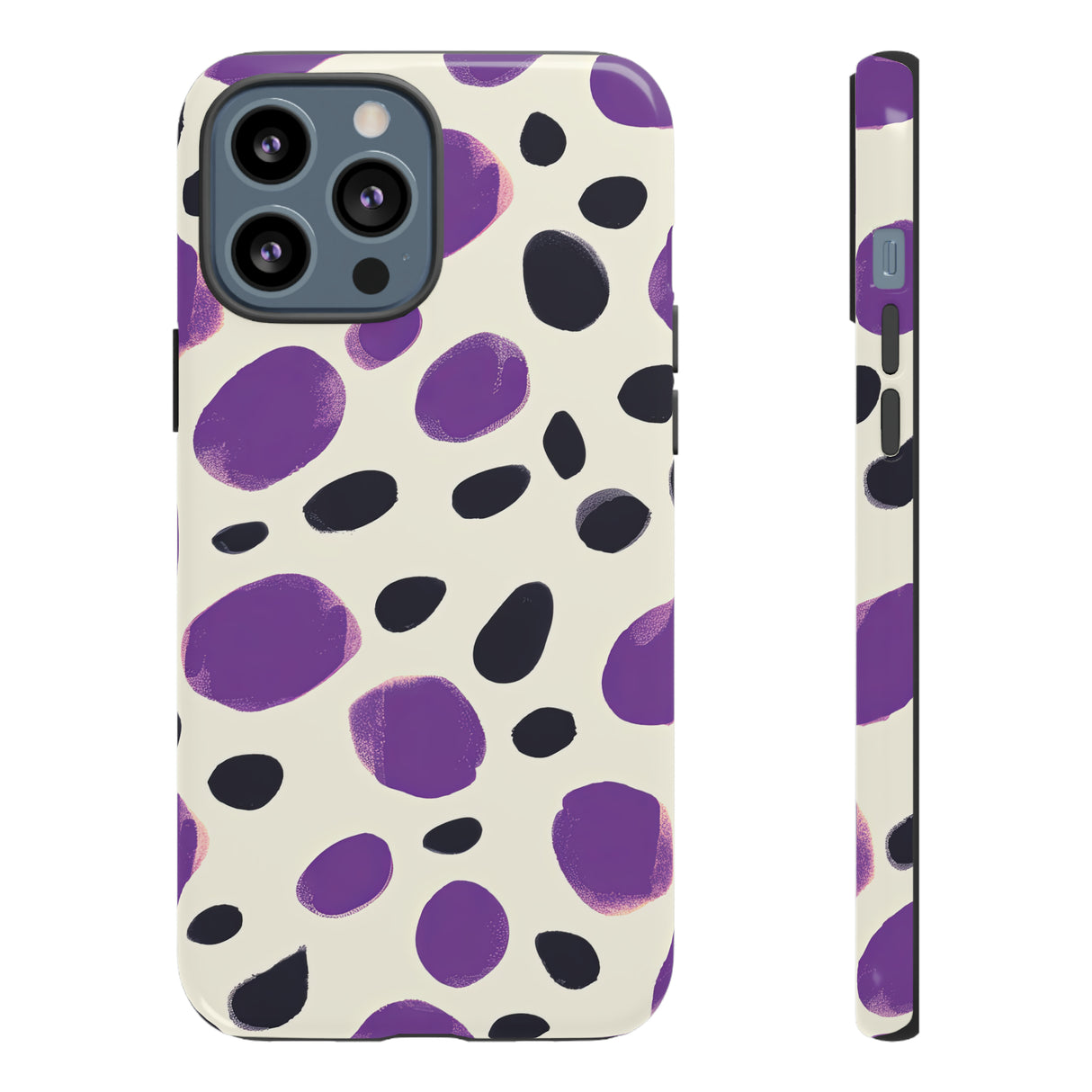 Purple Dot Matrix Case - Protective Phone Case