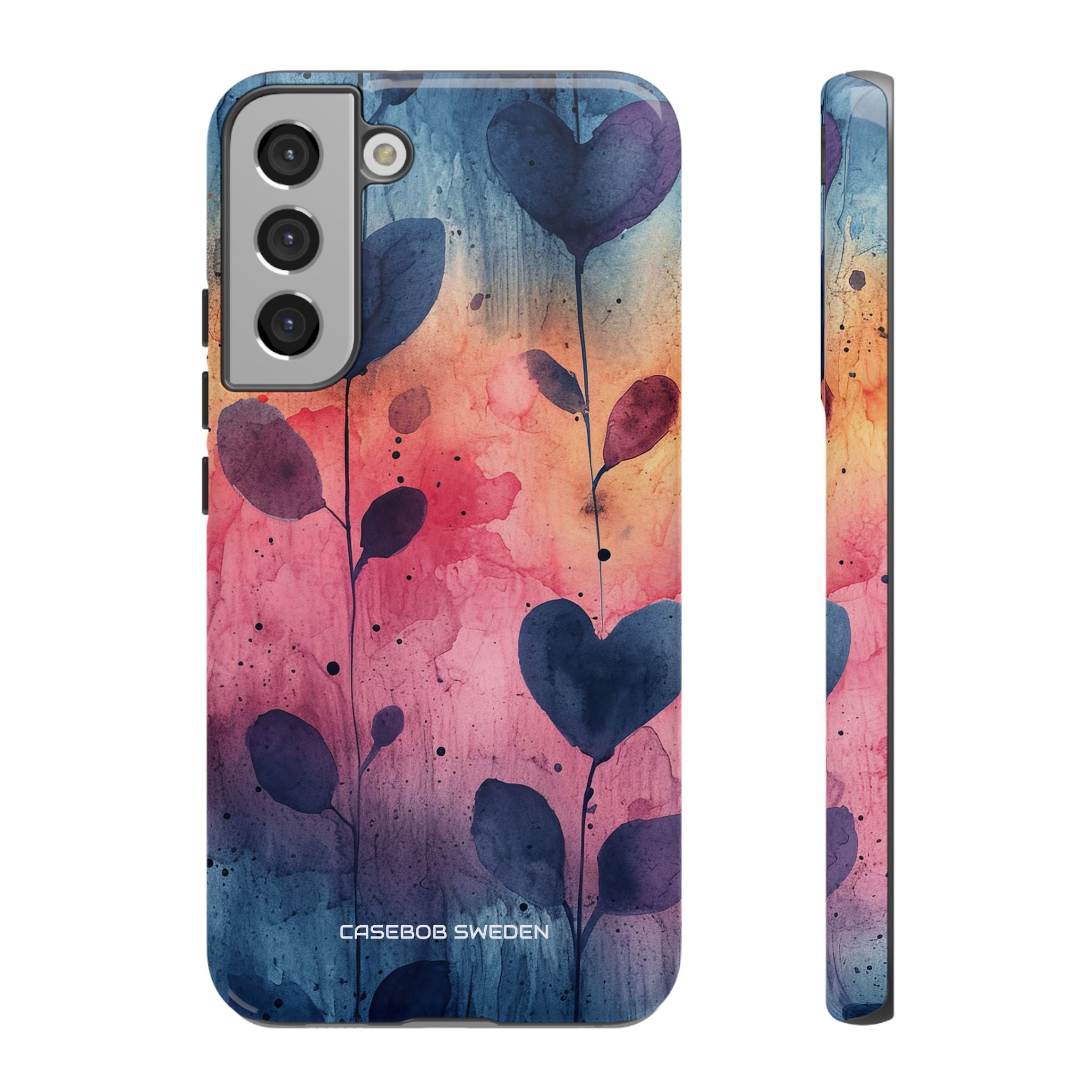 Watercolor Heart Art - Tough Samsung S22 Phone Case