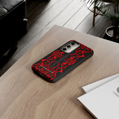 Gothic Crimson Symmetry Samsung S23 - Tough Phone Case