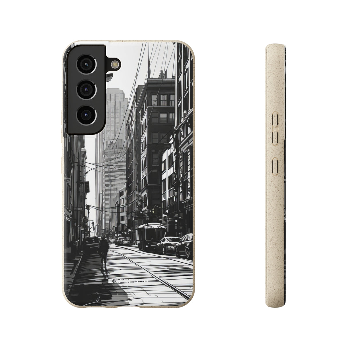 Noir Urban Serenity | Biodegradable Phone Case